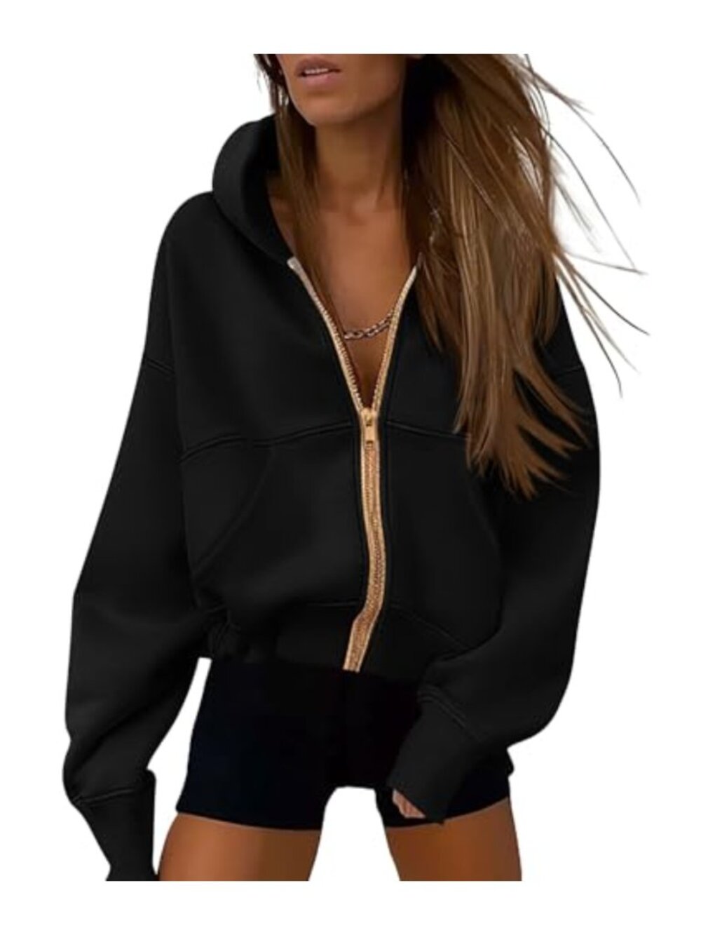 PRETTYGARDEN Women's Zip Up Fleece Hoodie Sweatshirt with Pockets